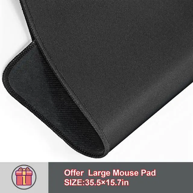 Alt view image 6 of 7 - 55 x 24 in Electric Standing Desk Adjustable Height, Sit Stand Home Office Rolling Computer Desk with 35 x16 in Mouse Pad, Wheels and Hooks27''-46'' Lifting Range Stand up Desk(Brown)