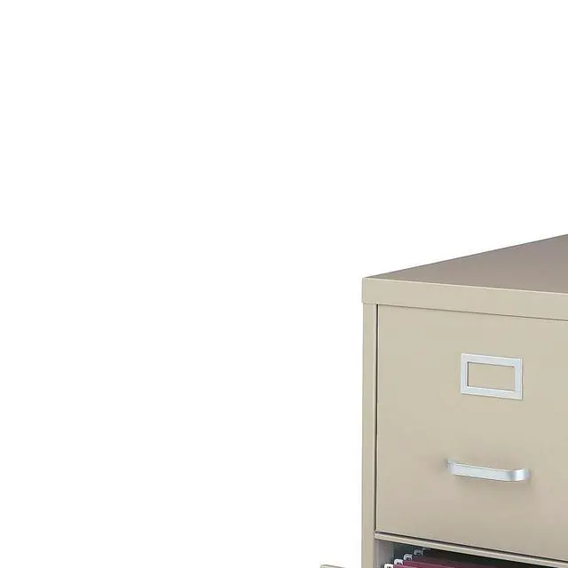 Alt view image 2 of 4 - 2-Drawer Vertical File Cabinet, Letter, Lockable, 26.5 in D | Locking storage for letter-size documents in everyday office use