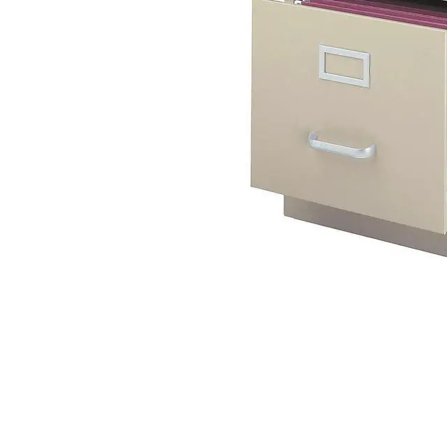 Alt view image 4 of 4 - 2-Drawer Vertical File Cabinet, Letter, Lockable, 26.5 in D | Locking storage for letter-size documents in everyday office use