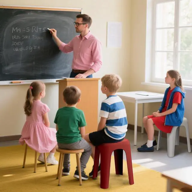 Alt view image 2 of 7 - 6-Pack Stackable Classroom Stools, 18-Inch Nesting Plastic Stools | Portable Backless Stools Offer Flexible Seating for Students and Adults in Classrooms, Offices, Activity Rooms, and Homes