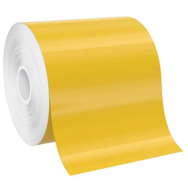 Alt view image 2 of 2 - Yellow Premium Vinyl Labeling Tape for and Duralabel 300 Printers, Brand 4" x 150'