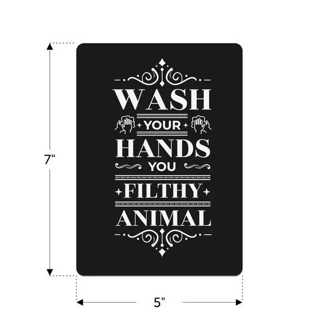 Alt view image 2 of 5 - Custom Sign - 5x7 inches - Acrylic Plastic Sign for Indoors - Personalized Business and Home Signs - Sign with Stand