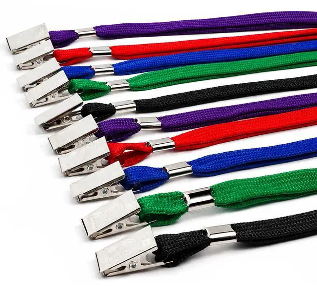 Alt view image 3 of 7 - 10 Pack - Premium 4X6 Badge Holder with Lanyard - Heavy Duty Extra Large Badge and Credential Holders for Special Events (Max Insert 4" X 6") (Assorted Colors)