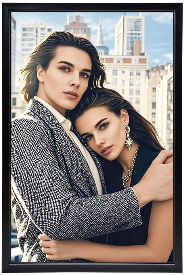 Main image of 27"x40" LED Backlit Poster Frame Movie Poster Frame Art Picture Light Box Advertising Display Frame Movie Poster Light Box Home Theater Wall Mounted for Movie Poster Advertising Display