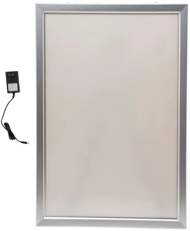 Alt view image 6 of 6 - 27"x40" LED Poster Frame Movie Poster Light Box Art Picture Advertising Display Frame Home Theater Wall Mounted