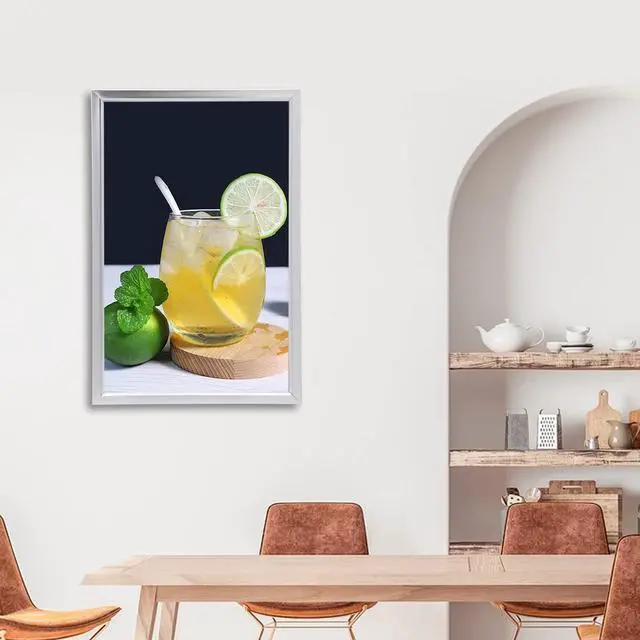 Alt view image 5 of 7 - 16 x 20 Inch LED Movie Poster Frame Home Theater Wall Mounted Advertising Picture Frame Display Led Light Box Sign Advertising Display