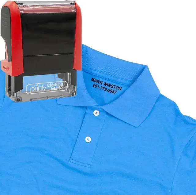 Alt view image 7 of 7 - Clothing Stamp, Personalized with Your Name - Customize Online (Stamp)