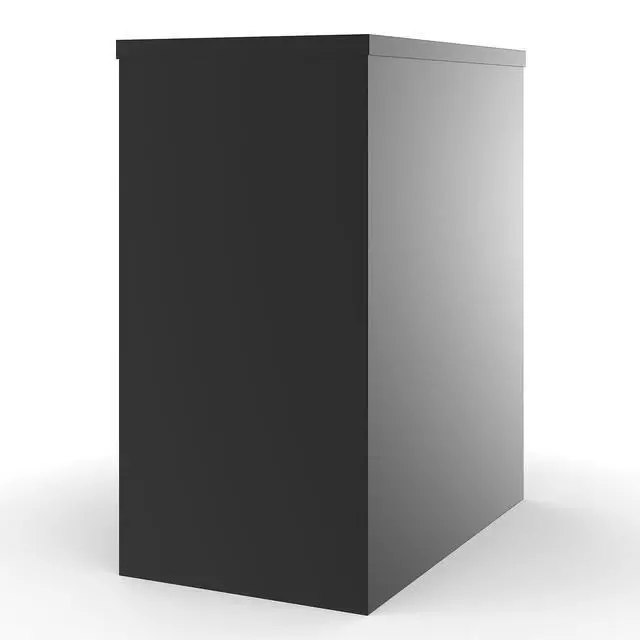 Alt view image 6 of 7 - 2-Drawer Vertical File Cabinet, Letter Size Documents, Lockable, 24.4" D x 14.9" W x 27.95" H, Black | 24.4in D x 14.9in W x 27.95in H. Secure storage for letter-size documents