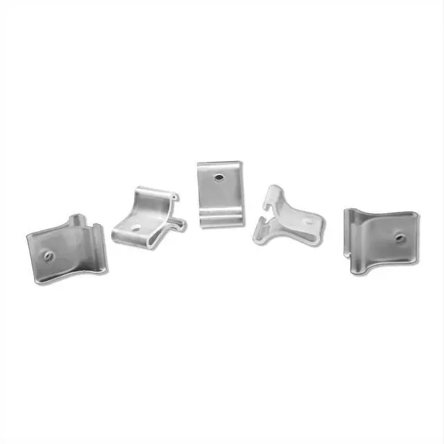 Alt view image 4 of 6 - Drop Ceiling Grid Clip Snap On Sign Hangers with 3/16" Hole, Includes 12" H Metal Double C Hooks, 10 Pack