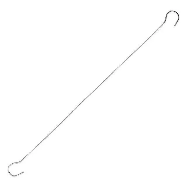 Alt view image 5 of 6 - Drop Ceiling Grid Clip Snap On Sign Hangers with 3/16" Hole, Includes 12" H Metal Double C Hooks, 10 Pack
