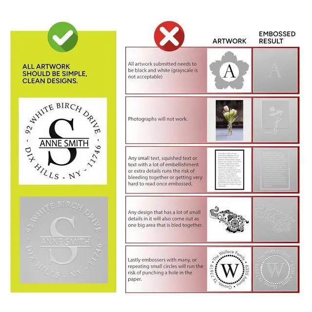 Alt view image 3 of 7 - Custom Logo Embosser Stamp Personalized 2" Round Desk Seal for Envelopes, Books, Return Address & Branding, Heavy Duty Steel Paper Embossing Press
