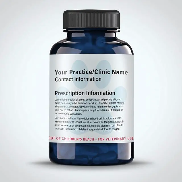 Alt view image 5 of 6 - Veterinary Prescription Labels with Paw Print & Warning - 2-1/8" x 2-3/4" | Compatible with Dymo 450 LabelWriters and Earlier Models - Keep Out of Children's Reach - Warning, Caution