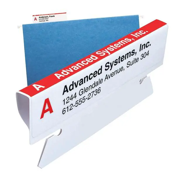 Alt view image 2 of 7 - Viewables® Labeling System, Refill Pack, Hanging Folder Labels, Ink-Jet and Laser Printers (64905)