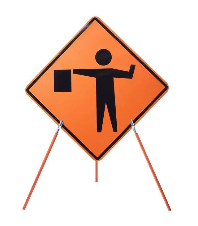 Alt view image 3 of 3 - E-55 Economy Tripod Stand for 36" & 48" Roll-Up & Rigid Signs