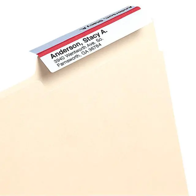 Alt view image 3 of 6 - Viewables Color Labeling System Refill Pack, 3 7/16" x 1 1/4", White, 160 per Pack (64915)