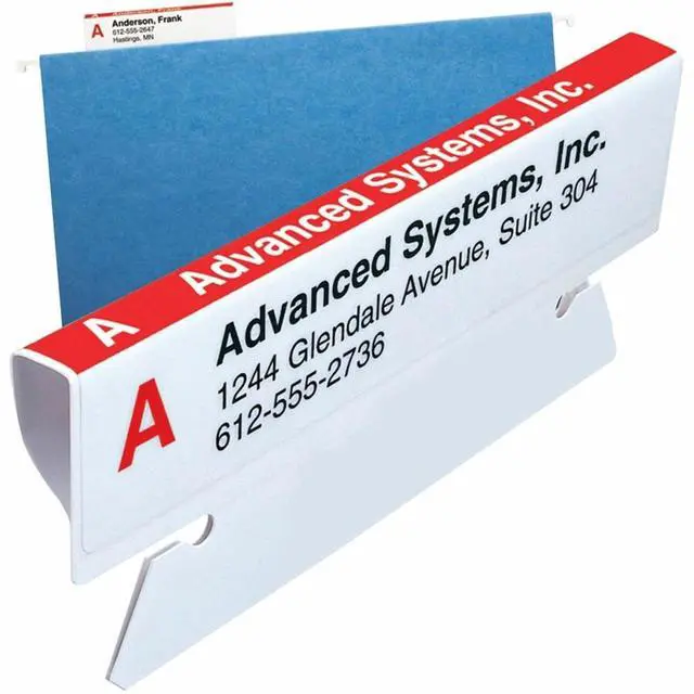 Alt view image 4 of 6 - Viewables Color Labeling System Refill Pack, 3 7/16" x 1 1/4", White, 160 per Pack (64915)