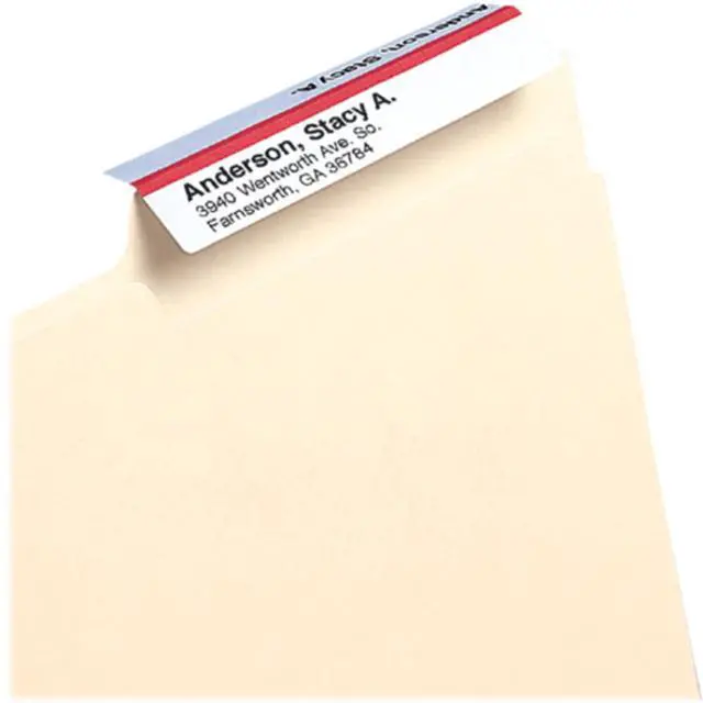 Alt view image 6 of 6 - Viewables Color Labeling System Refill Pack, 3 7/16" x 1 1/4", White, 160 per Pack (64915)