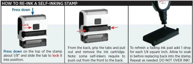 Main image of 125" x.6875" 6 Digit Self-Inking Numberer Rubber Stamp (Blue)