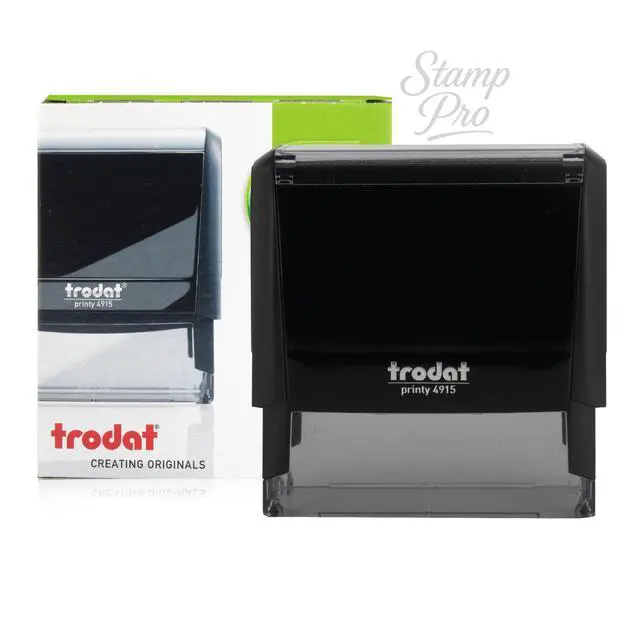 Alt view image 3 of 6 - Stamp Pro Self Inking 2 Line Custom Stamp Personalized Name or Text Stamp for Home, School, Crafts & Business Use Choose Size, Font Style & Ink Color (Extra Large)