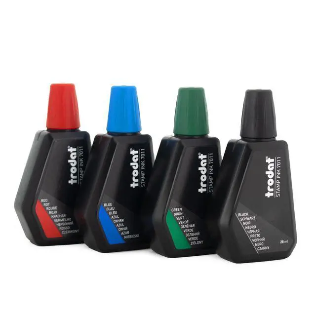 Alt view image 7 of 7 - Stamp Pro Self Inking 2 Line Custom Stamp Personalized Name or Text Stamp for Home, School, Crafts & Business Use Choose Size, Font Style & Ink Color (Medium)