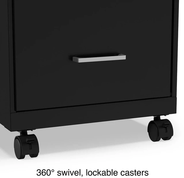 Alt view image 7 of 7 - Vertical File Cabinet, Letter/Legal, 2-Drawer, Locking, Black | Compatible storage for letter and legal documents in offices