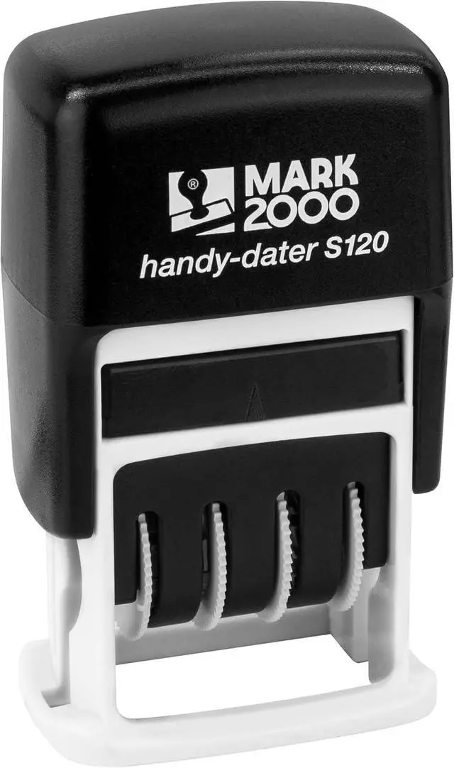Alt view image 4 of 7 - S120 Self-Inking Date Stamp - Purple Color - Pack of 2