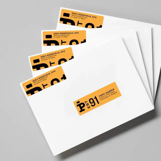 Alt view image 7 of 7 - Print-to-the-Edge Printable Address Labels, 0.75" x 2.25", Matte White, Sure Feed Technology, Laser & Inkjet Printable, 750 Blank Labels, Great for Mailing, Branding, and More (6870)