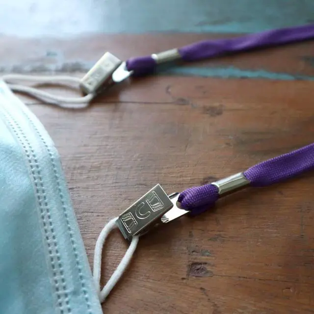 Alt view image 7 of 7 - Bulk 100 Pack - Face Mask Lanyards - Comfortable Neck Straps for Tickets, Badge Holders - Twist Free 2 Hook Design (1 on Each End) for Special Event Badges, Credentials and Ticket Holders (Purple)