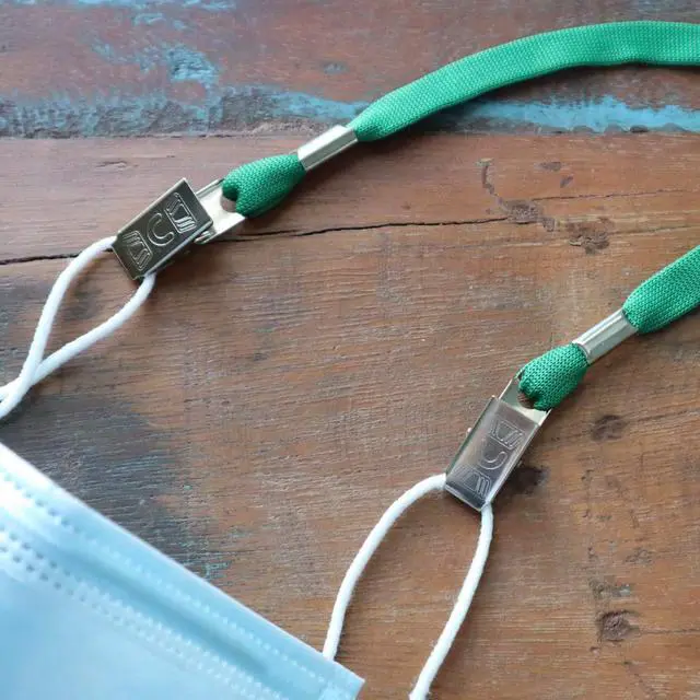 Alt view image 6 of 7 - Bulk 100 Pack - Face Mask Lanyards - Premium Neck Straps for Tickets, Badge Holders - Twist Free 2 Hook Design (1 on Each End) for Special Event Badges, Credentials and Ticket Holders (Green)
