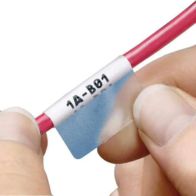 Main image of S200X225YAJ Laser Self-Laminated Label, Polyeseter, Clear/White (1,000-Pack)