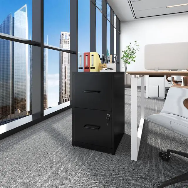 Alt view image 2 of 7 - Metal File Cabinet with Drawer Heavy Duty Locking File Cabinets | Home Office Steel Filing Cabinet Vertical File Cabinets for Legal/Letter Size File,Assembly Required