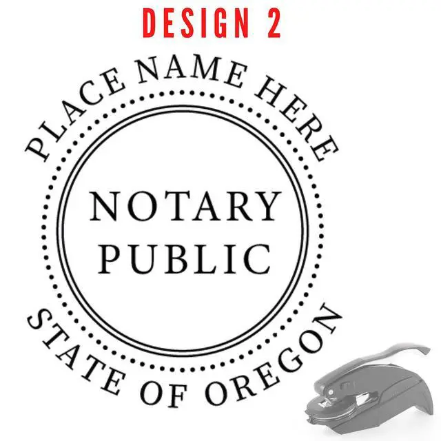 Alt view image 2 of 7 - Official Seal Embosser - Custom Notary Embosser, Book & Library Stamp, 1 5/8