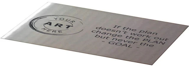 Alt view image 2 of 4 - Custom Laser Engraved Stainless Steel Sign (18" x 24")