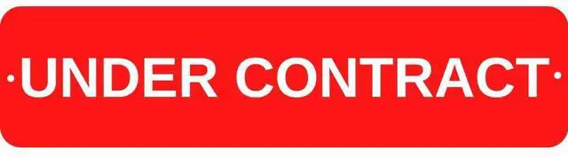 Main image of Real Estate Signs Riders Durable Aluminum Metal Signs With Different Messages For Real Estate 6x24 (Under Contract)