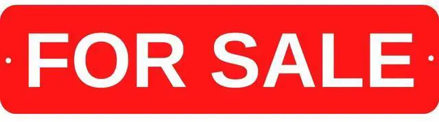 Main image of Real Estate Signs Riders Durable Aluminum Metal Signs With Different Messages For Real Estate 6x24 (For Sale)