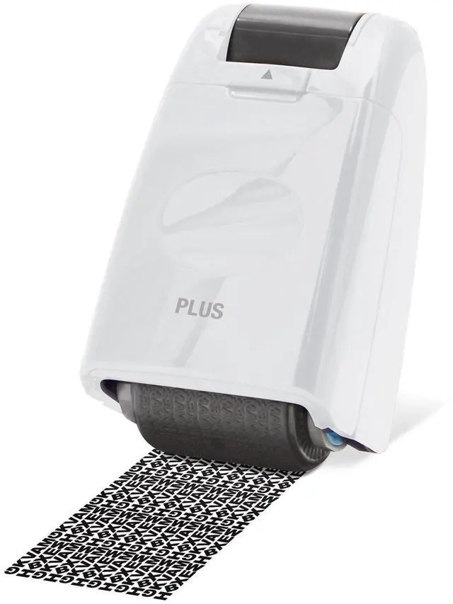 Main image of Guard Your ID Roller Stamp, White