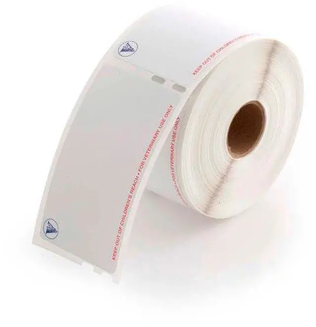 Alt view image 3 of 7 - Veterinary Prescription Labels 1-15/16 x 3-1/2 in Direct Thermal - for Veterinary Use Only - 400 Labels/Roll - Compatible with Zebra and Dymo 450 Label Printers