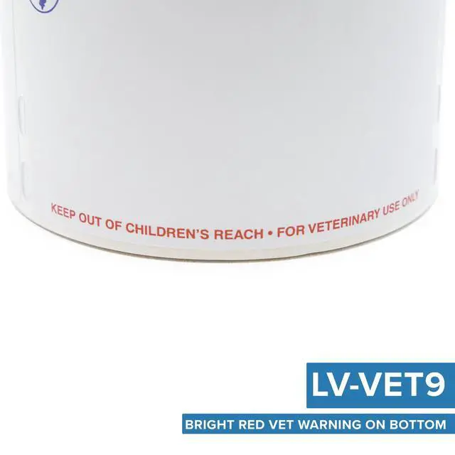 Alt view image 6 of 7 - Veterinary Prescription Labels 1-15/16 x 3-1/2 in Direct Thermal - for Veterinary Use Only - 400 Labels/Roll - Compatible with Zebra and Dymo 450 Label Printers