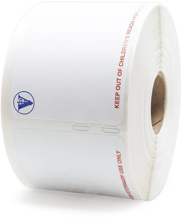 Alt view image 7 of 7 - Veterinary Prescription Labels 1-15/16 x 3-1/2 in Direct Thermal - for Veterinary Use Only - 400 Labels/Roll - Compatible with Zebra and Dymo 450 Label Printers