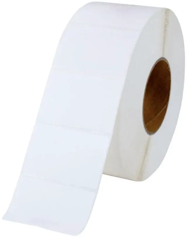 Main image of PSBM 4 Rolls 3 x 2 Inch Thermal Transfer Label Stickers, 3 Inch Core, 2875 Labels/Roll, Fade-Resistant Label for Barcode and Shipping Printing, Compatible with Zebra, Sato & Datamax