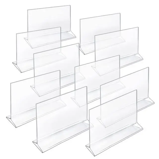 Alt view image 2 of 6 - 142718 11-Inch Width by 7-Inch Height Top-Load Acrylic Sign Holder, 10-Pack