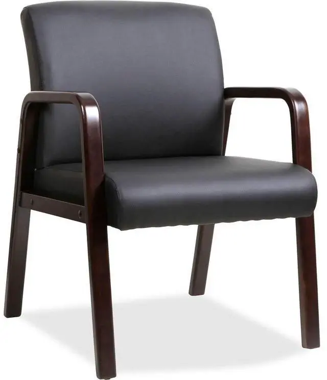 Main image of Guest Chair, Black/Espresso