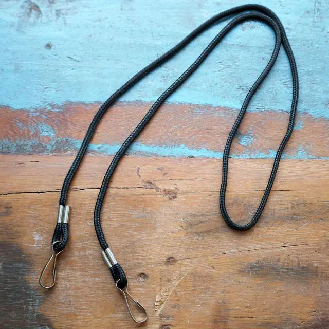 Alt view image 2 of 6 - Bulk 100 Pack - Double Clip Lanyards for Special Events - Open Ended Lanyard with Two J Hooks - Sturdy No Twist Badge Holders