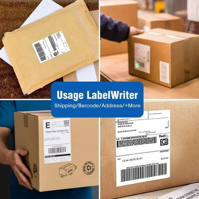 Alt view image 7 of 7 - 3 Roll Compatible for DYMO 30256 A30256 2-5/16" x 4"(59mm x 104mm) Shipping Labels Perforated 300 Labels per roll, Replacement for DYMO Label Writer 450, 450 Twin Turbo, 4XL, 450 Turbo