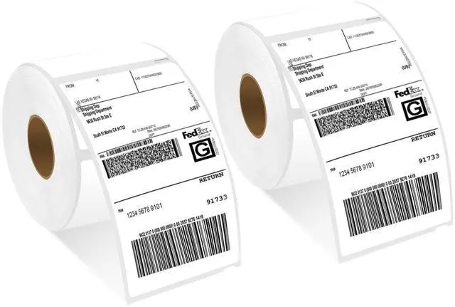 Main image of Compatible with DYMO 30256 Thermal Direct Shipping Label Printer Paper 300 Labels/roll 2-5/16" x 4" White Standard Shipping Labels for 300 310 320 450 400 Duo 450 Twin Turbo Label Printers