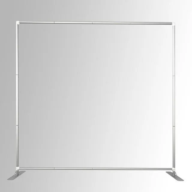 Alt view image 4 of 7 - 8FT x 8FT Tension Fabric Display Stand for Trade Show & Event Backdrop (Frame Only, Aluminum, Easy Setup, Portable, Versatile) (8*8 FT Hardware Only)