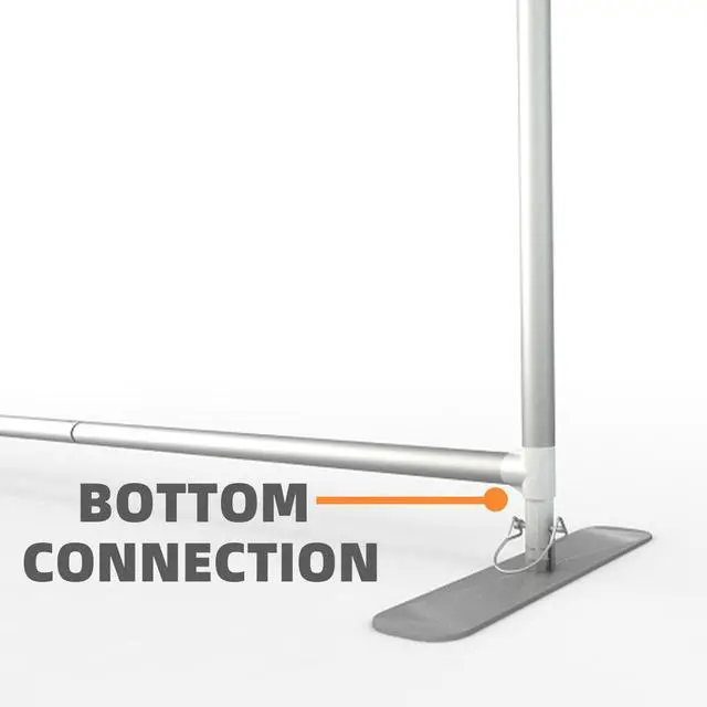 Alt view image 5 of 7 - 8FT x 8FT Tension Fabric Display Stand for Trade Show & Event Backdrop (Frame Only, Aluminum, Easy Setup, Portable, Versatile) (8*8 FT Hardware Only)