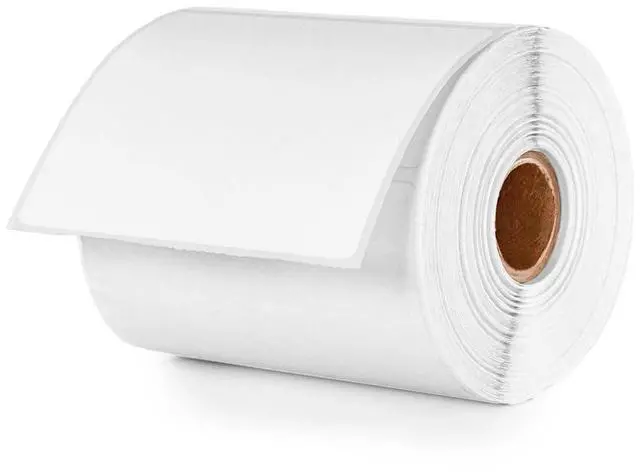 Main image of OnlineLabels 4" x 3" Thermal Transfer Labels - White Matte - 32 Rolls | Permanent Adhesive, Blank Rectangle Labels, Thermal Transfer Compatible