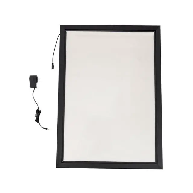 Alt view image 6 of 7 - 24""x33"" LED Backlit Poster Frame Movie Poster Frame Art Picture Light Box Advertising Display Frame Movie Poster Light Box Home Theater Wall Mounted for Movie Poster Advertising Display