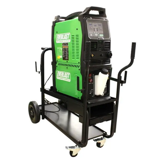 Alt view image 2 of 6 - Low Profile Heavy Duty Welding cart with Locking Front casters and Large Rear Wheels with Full Size Gas Cylinder Capacity